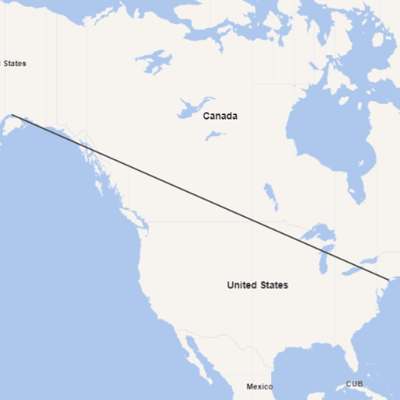 Keeping line segments straight with flat parameter