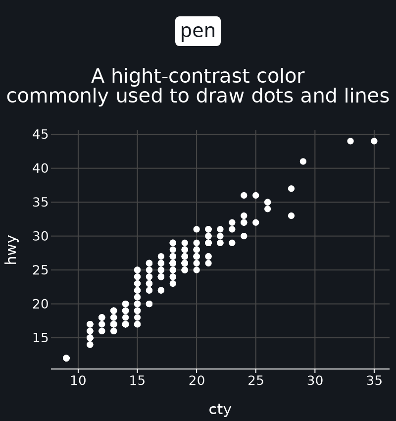 System color pen (dark)